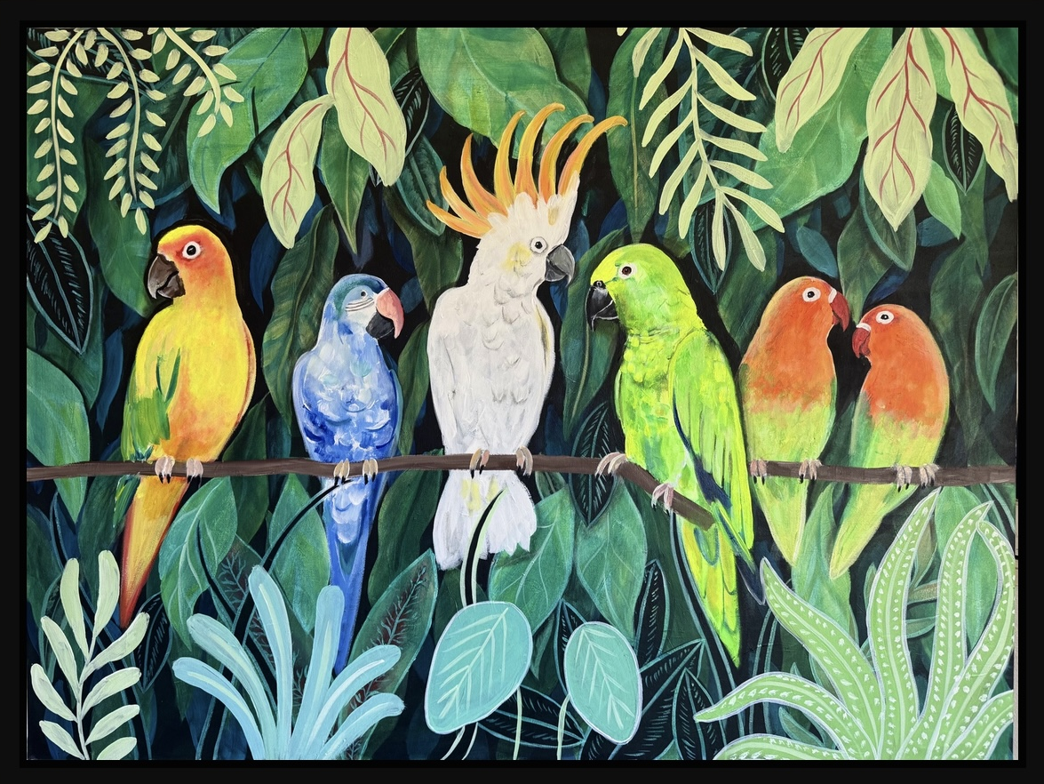 Oiseaux sur une branche